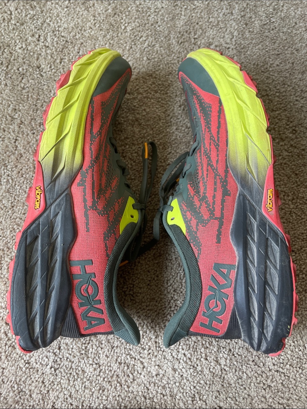 Hoka Speedgoat 5 Men's Running Shoes Sneakers 11.5 Athletic Lightweight Trail - Picture 11 of 15
